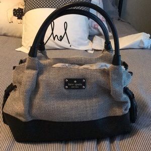 B&W Stevie Kate Spade Purse